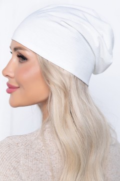 Белая шапка-шестиклинка Lady Taiga(фото2)