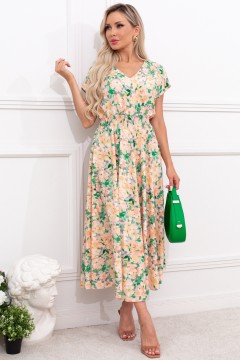 Длинное платье в цветочек Лулу №4 Valentina(фото2)