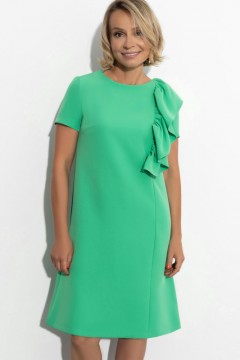 Зелёное платье с V-вырезом по спинке Charutti