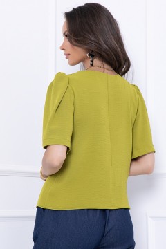 Свободная блуза с короткими рукавами Bellovera(фото4)