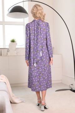 Длинное фиолетовое платье Wisell(фото6)