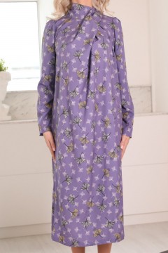 Длинное фиолетовое платье Wisell(фото3)