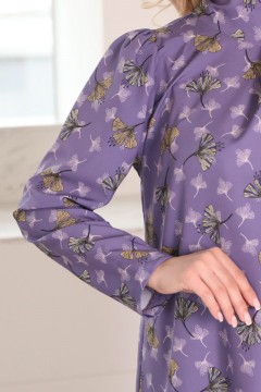Длинное фиолетовое платье Wisell(фото4)