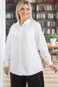 Классическая белая рубашка Novita