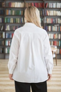 Классическая белая рубашка Novita(фото5)