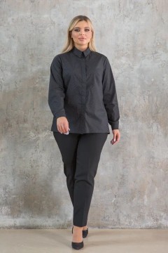 Чёрная блуза в горошек Novita(фото2)