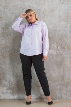 Сиреневая рубашка с длинными рукавами Novita(фото2)