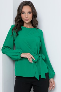 Зелёная блуза с длинными рукавами Diolche