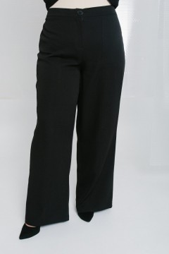 Широкие чёрные брюки Jetty-plus(фото2)
