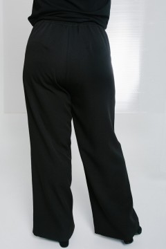 Широкие чёрные брюки Jetty-plus(фото4)