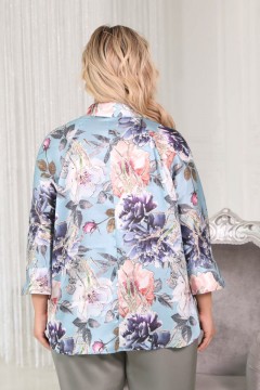 Стильная блузка с цветочным принтом Wisell(фото5)