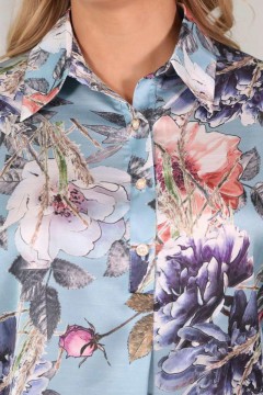 Стильная блузка с цветочным принтом Wisell(фото4)