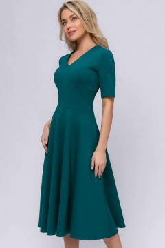 Зелёное платье с карманами 1001 dress