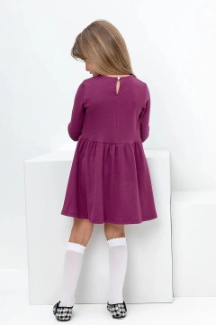 Стильное платье для девочки КР 5778/насыщенная клюква к405 платье Crockid(фото3)