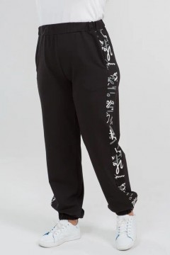 Чёрные брюки с карманами Novita(фото4)