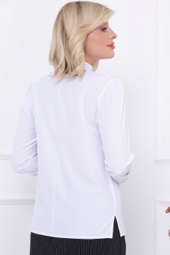 Белая блуза с бантом Bellovera(фото4)
