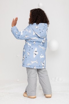 Красивая куртка для девочки ВК 38098/н/1 УЗГ куртка Crockid(фото3)