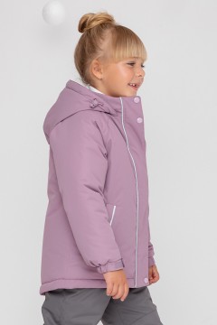 Модная куртка для девочки ВК 38096/2 ГР ( 92-122) куртка Crockid(фото3)