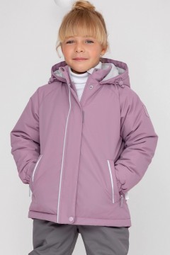 Модная куртка для девочки ВК 38096/2 ГР ( 92-122) куртка Crockid