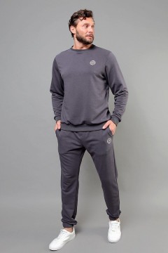 Тёмно-серые мужские брюки 131706 F5 men(фото2)