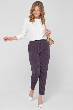 Классические брюки пурпурного оттенка Priz(фото2)