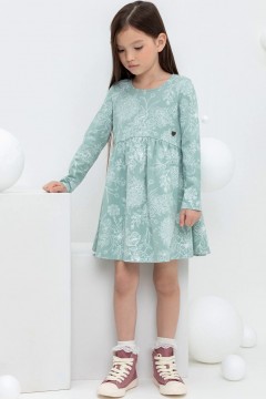 Красивое платье для девочки КР 5788/голубой прибой, кружевные цветы к433 платье Crockid