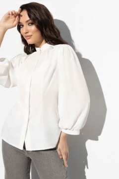 Белая блузка с пышными рукавами Charutti(фото2)