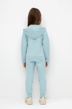 Красивые брюки для девочки К 400516/голубой брюки Crockid(фото3)