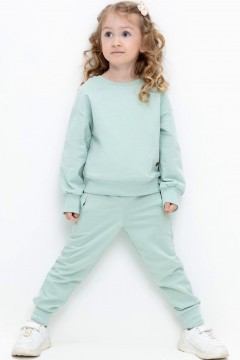 Удобные брюки для девочки К 400516/голубая дымка брюки Crockid