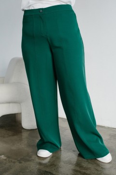 Зелёные широкие брюки Jetty-plus(фото3)