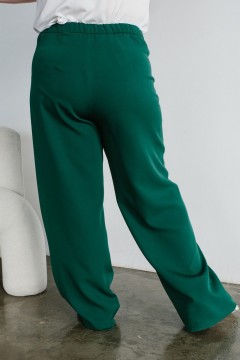 Зелёные широкие брюки Jetty-plus(фото4)