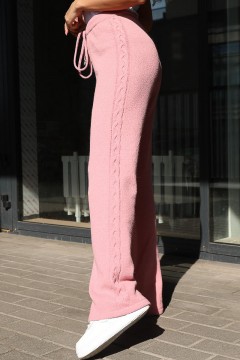 Удобные розовые брюки Wisell(фото4)