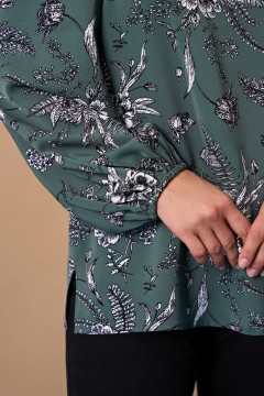 Свободная блуза с объёмными рукавами Aquarel(фото4)