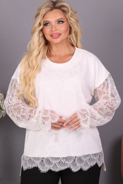 Красивая белая блуза Wisell