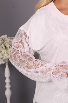 Красивая белая блуза Wisell(фото3)