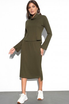 Зелёный трикотажный костюм Charutti