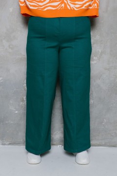 Зелёные джинсы с застрочными стрелками Jetty-plus(фото3)