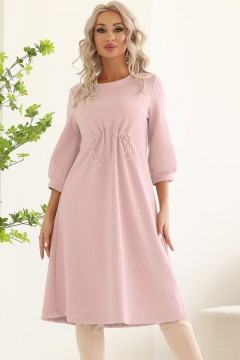 Трикотажное платье розового цвета Wisell