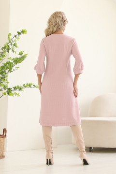 Трикотажное платье розового цвета Wisell(фото5)