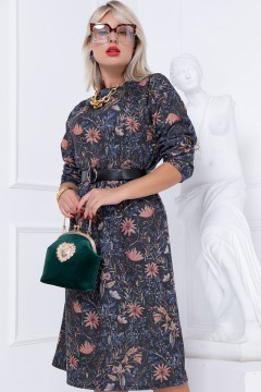 Трикотажное платье с цветочным принтом Bellovera