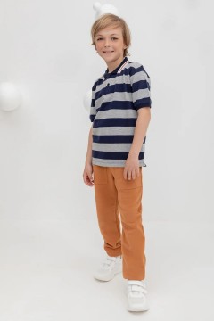 Бежевые брюки для мальчика КР 400587/миндаль к408 брюки Crockid