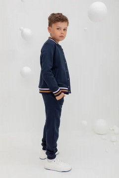 Синие брюки для мальчика КР 400587/индиго к408 брюки Crockid(фото3)