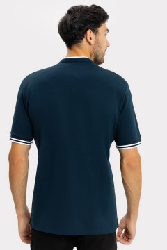 Синяя мужская футболка-поло 22/3024Ц-2 Mark Formelle men(фото3)