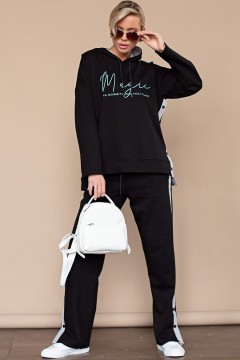 Чёрный спортивный костюм Happychoice