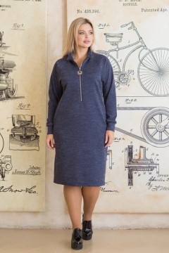 Трикотажное платье миди Novita(фото2)