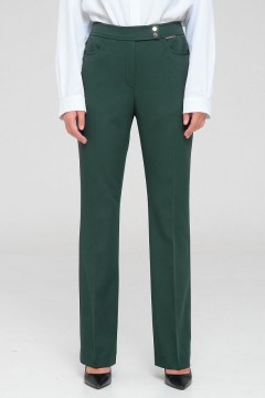 Зелёные брюки со стрелками Priz(фото3)