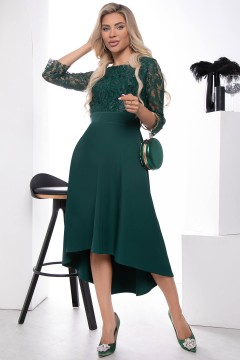 Зелёное женское платье Lady Taiga