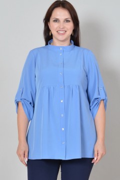 Голубая блузка с пуговицами Avigal