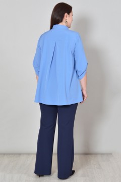 Голубая блузка с пуговицами Avigal(фото3)