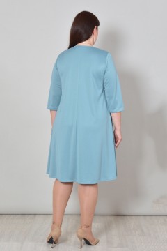 Голубое платье миди Avigal(фото3)
